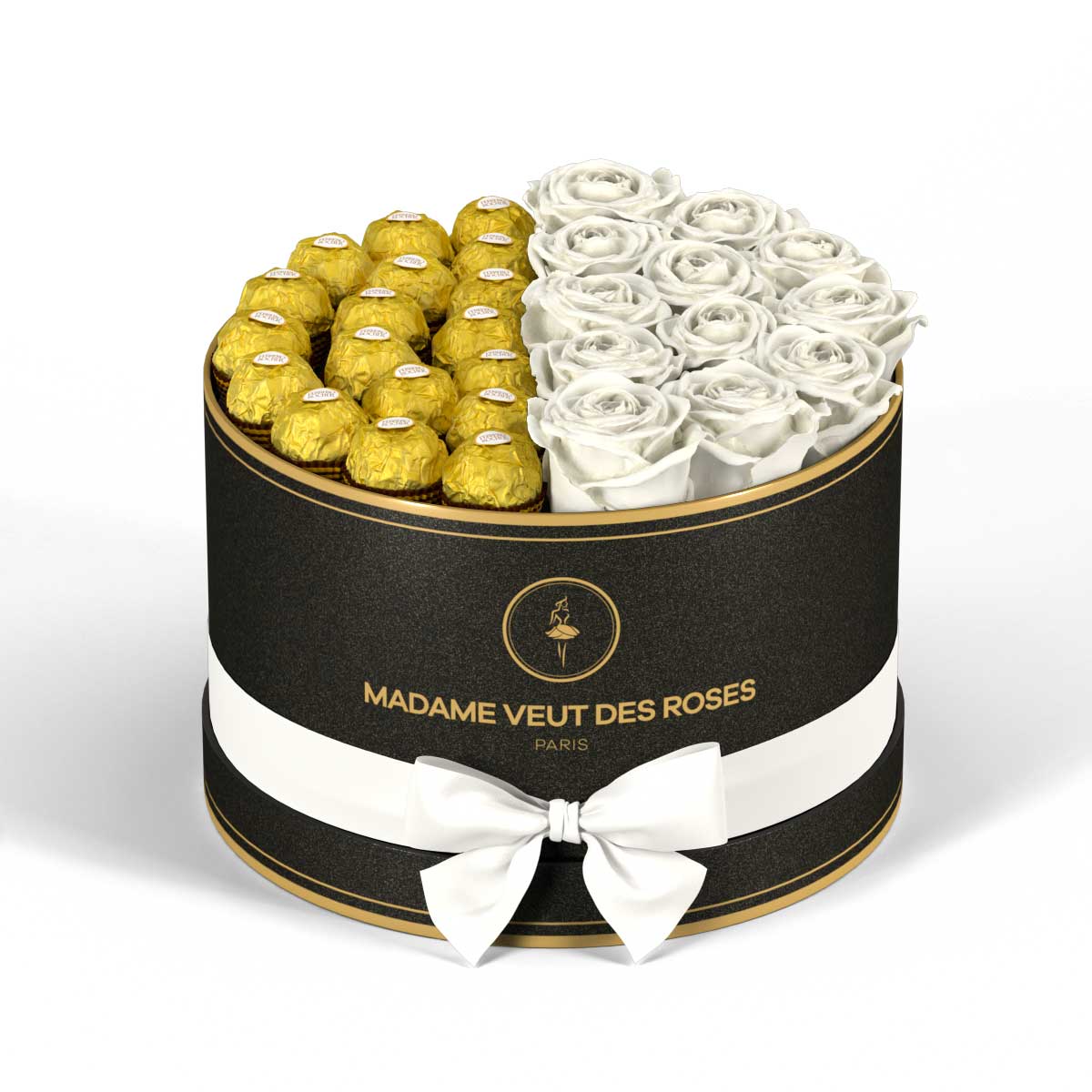 Rond Medium - Roses éternelles - Madame Veut Des Roses
