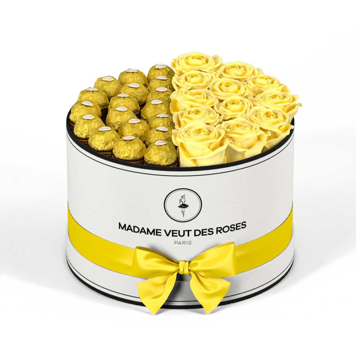 Rond Medium - Roses éternelles - Madame Veut Des Roses