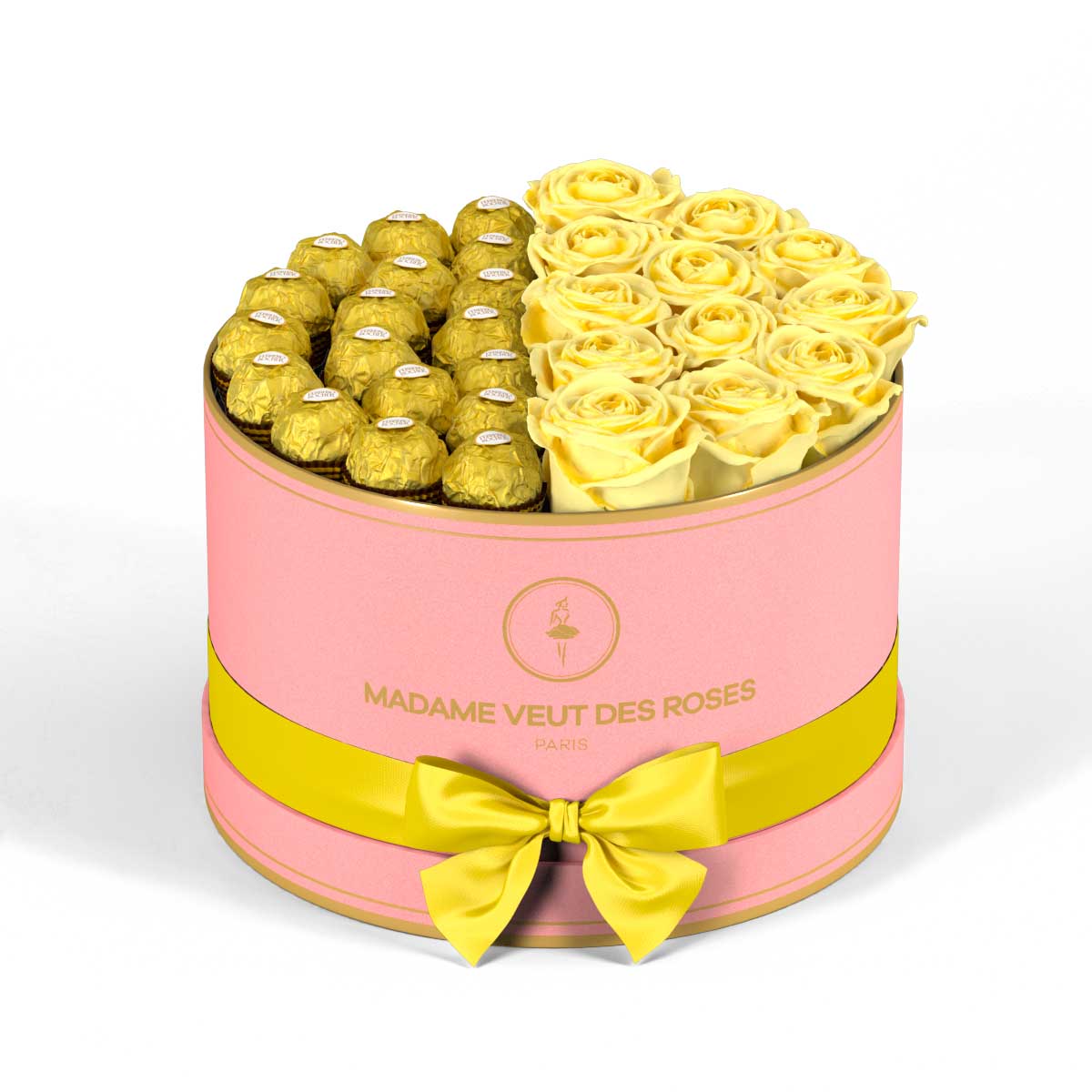 Rond Medium - Roses éternelles - Madame Veut Des Roses