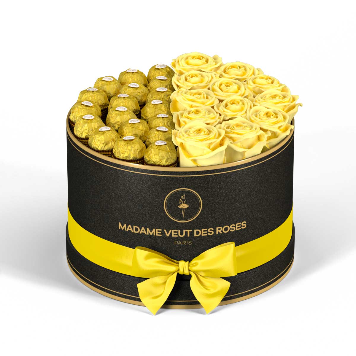 Rond Medium - Roses éternelles - Madame Veut Des Roses
