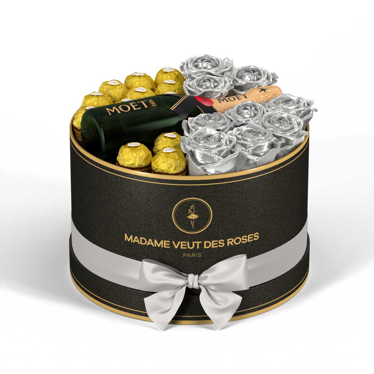 Rond Medium - Roses éternelles - Madame Veut Des Roses