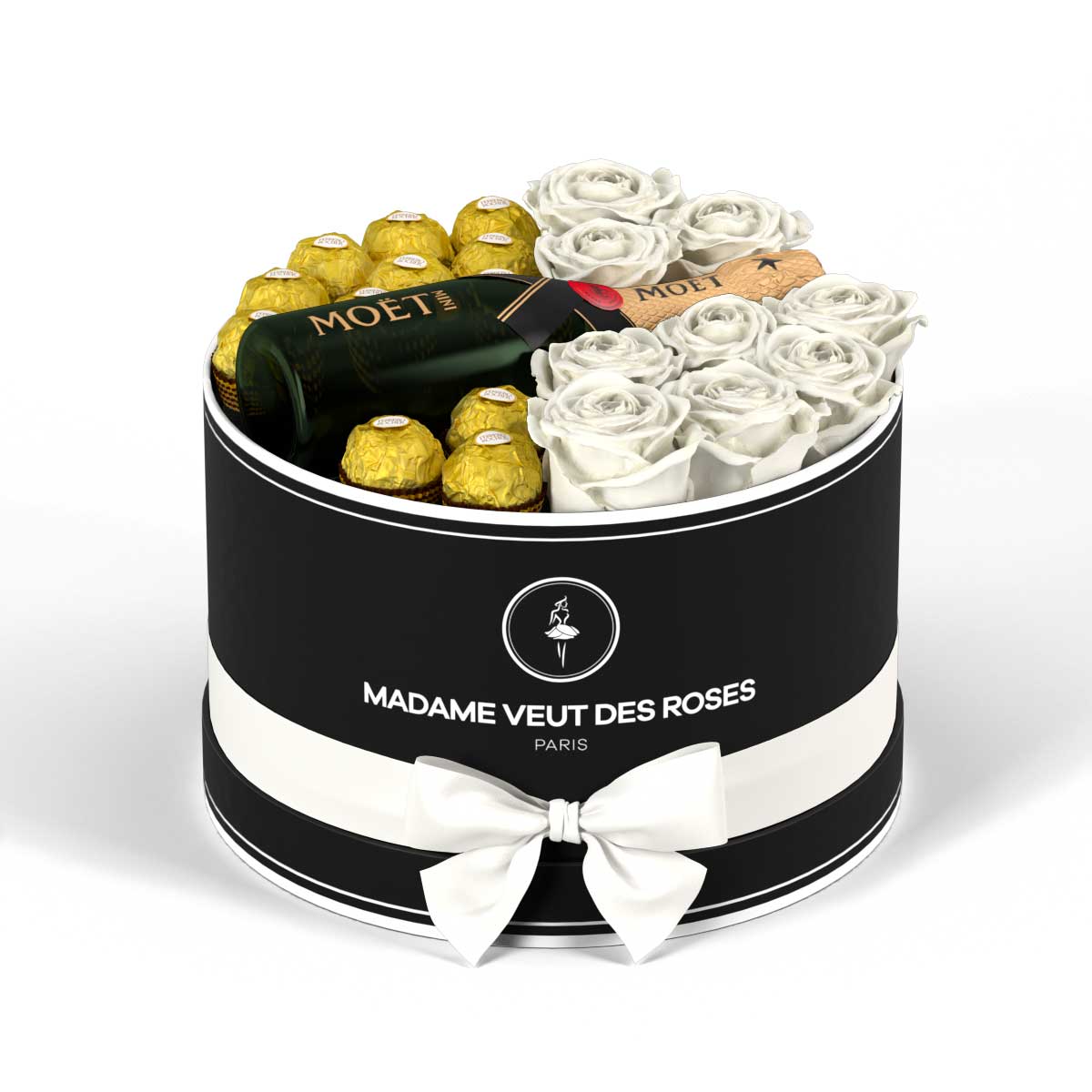Rond Medium - Roses éternelles - Madame Veut Des Roses