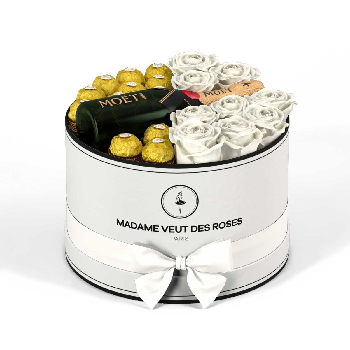 Rond Medium - Roses éternelles - Madame Veut Des Roses
