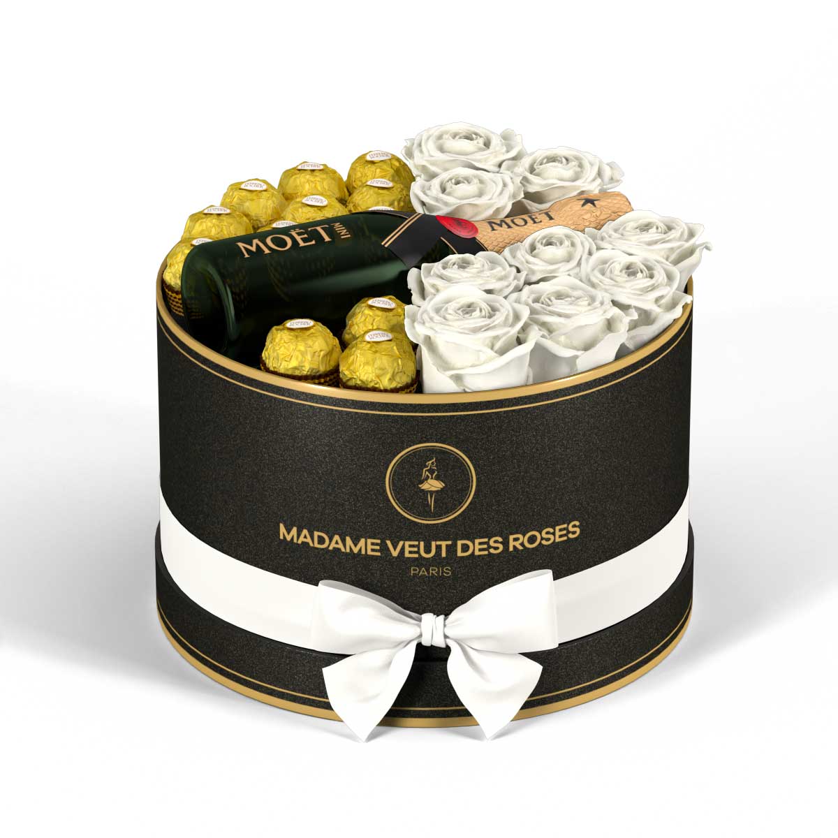 Rond Medium - Roses éternelles - Madame Veut Des Roses