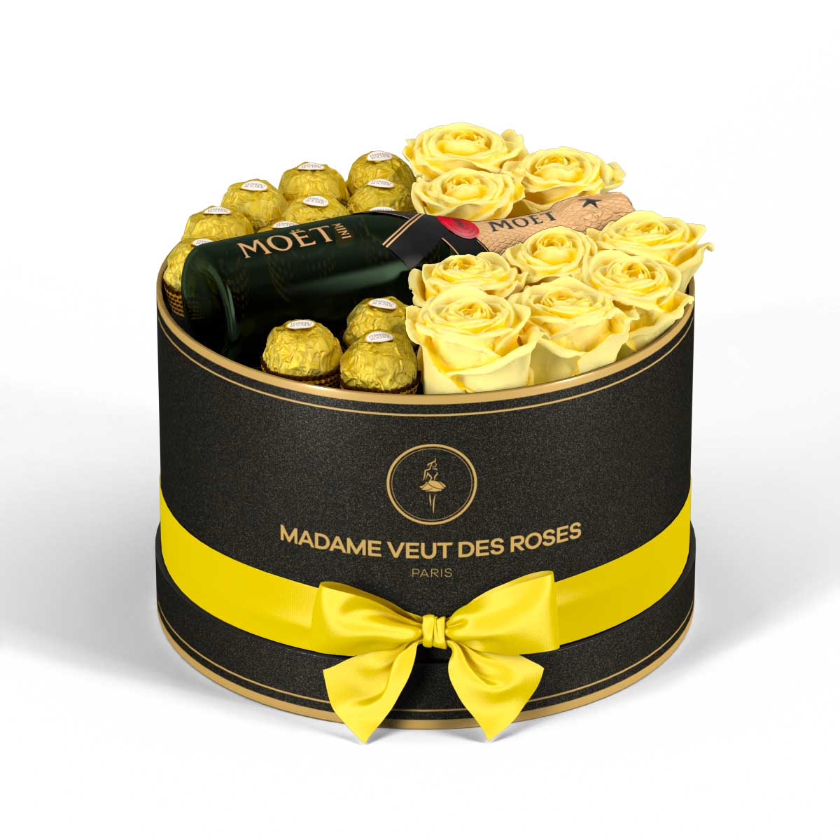 Rond Medium - Roses éternelles - Madame Veut Des Roses