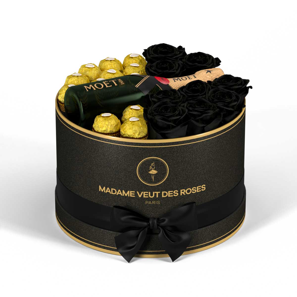 Rond Medium - Roses éternelles - Madame Veut Des Roses