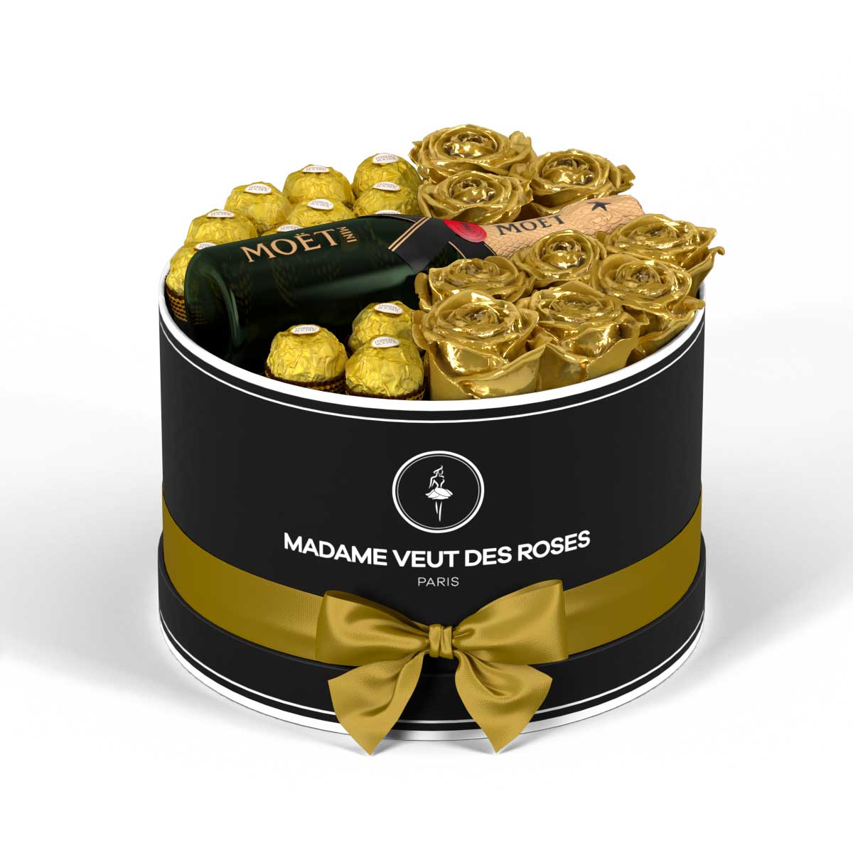 Rond Medium - Roses éternelles - Madame Veut Des Roses