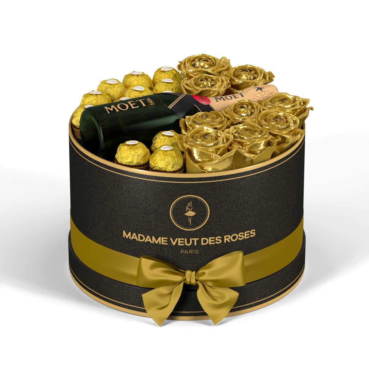 Rond Medium - Roses éternelles - Madame Veut Des Roses