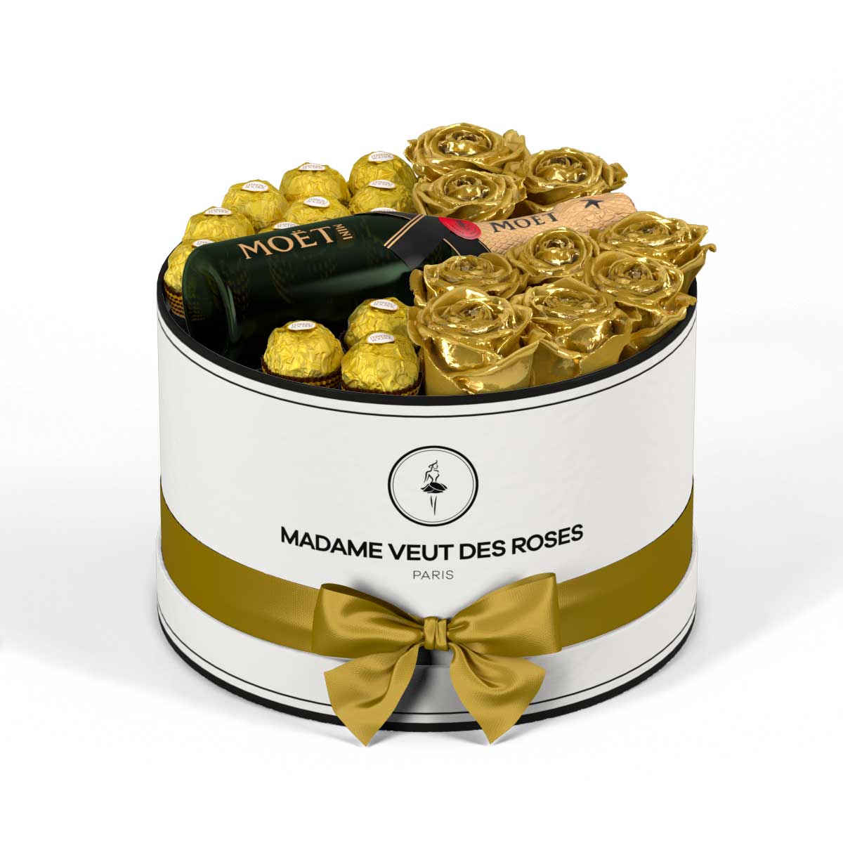 Rond Medium - Roses éternelles - Madame Veut Des Roses