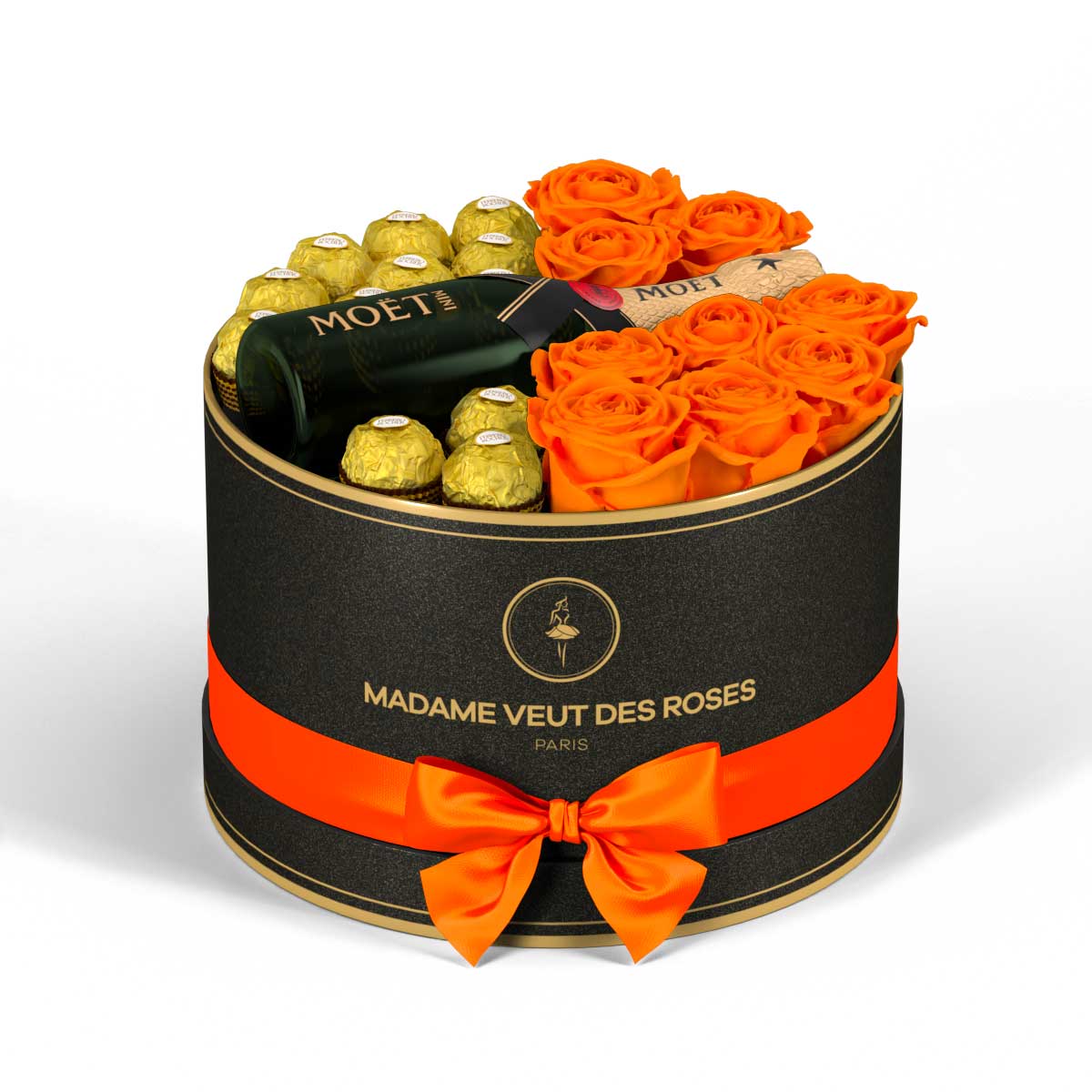 Rond Medium - Roses éternelles - Madame Veut Des Roses