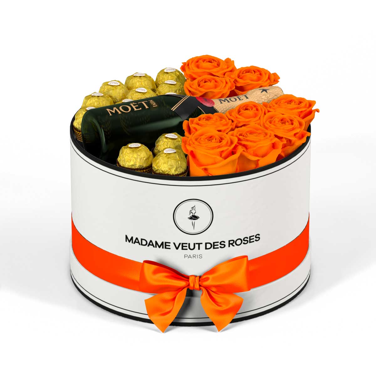 Rond Medium - Roses éternelles - Madame Veut Des Roses