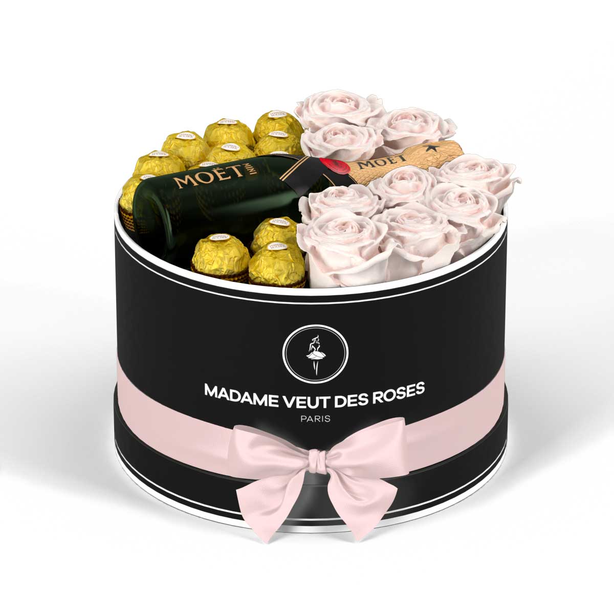 Rond Medium - Roses éternelles - Madame Veut Des Roses