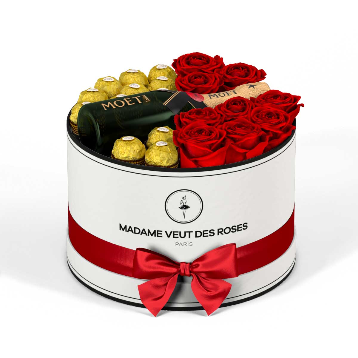Rond Medium - Roses éternelles - Madame Veut Des Roses