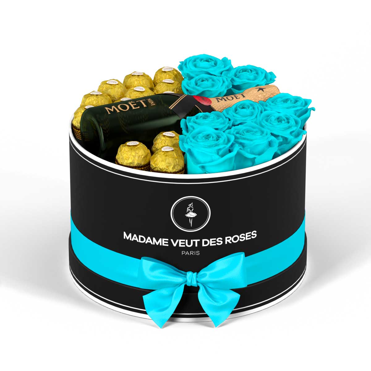 Rond Medium - Roses éternelles - Madame Veut Des Roses