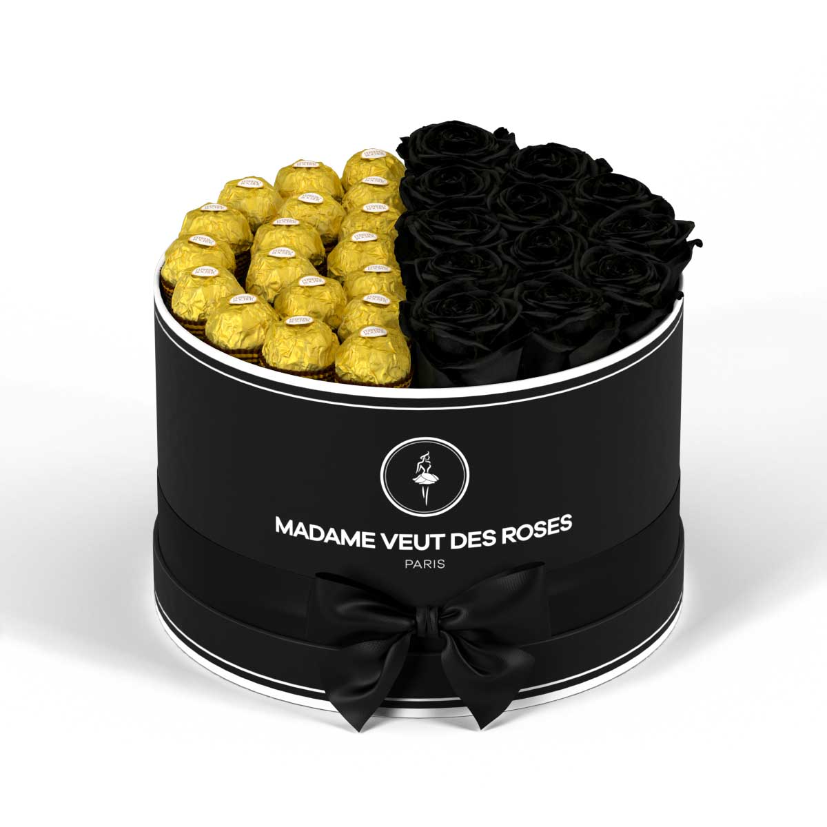 Rond Medium - Roses éternelles - Madame Veut Des Roses