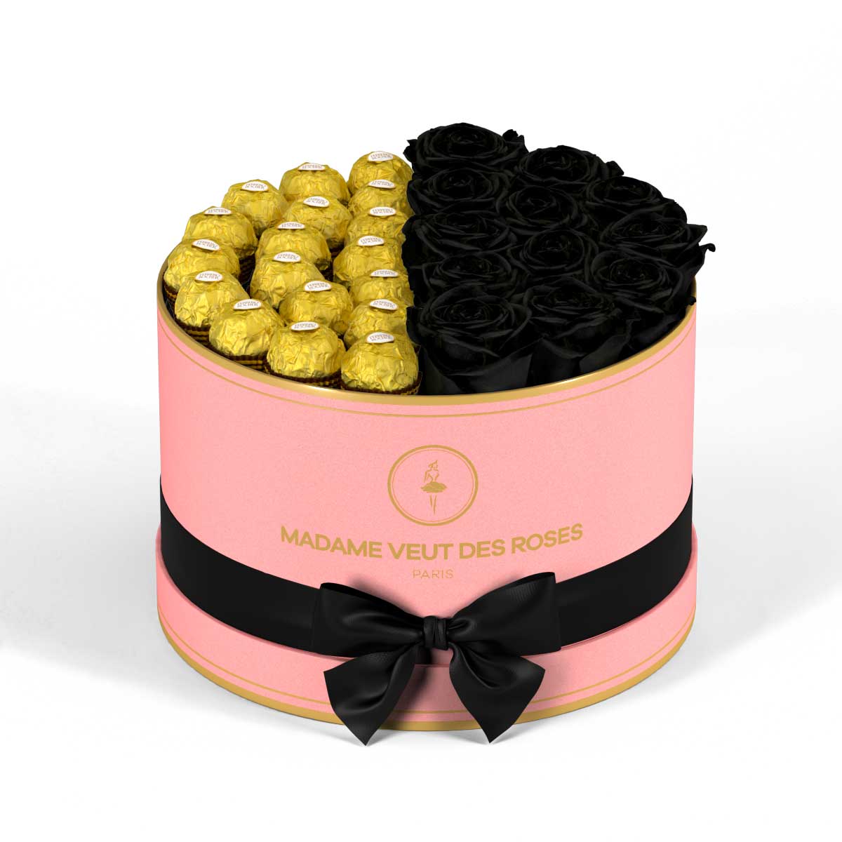 Rond Medium - Roses éternelles - Madame Veut Des Roses