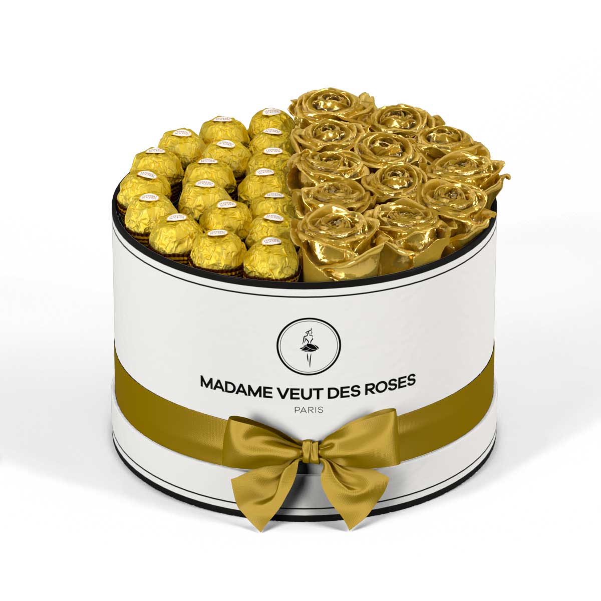 Rond Medium - Roses éternelles - Madame Veut Des Roses