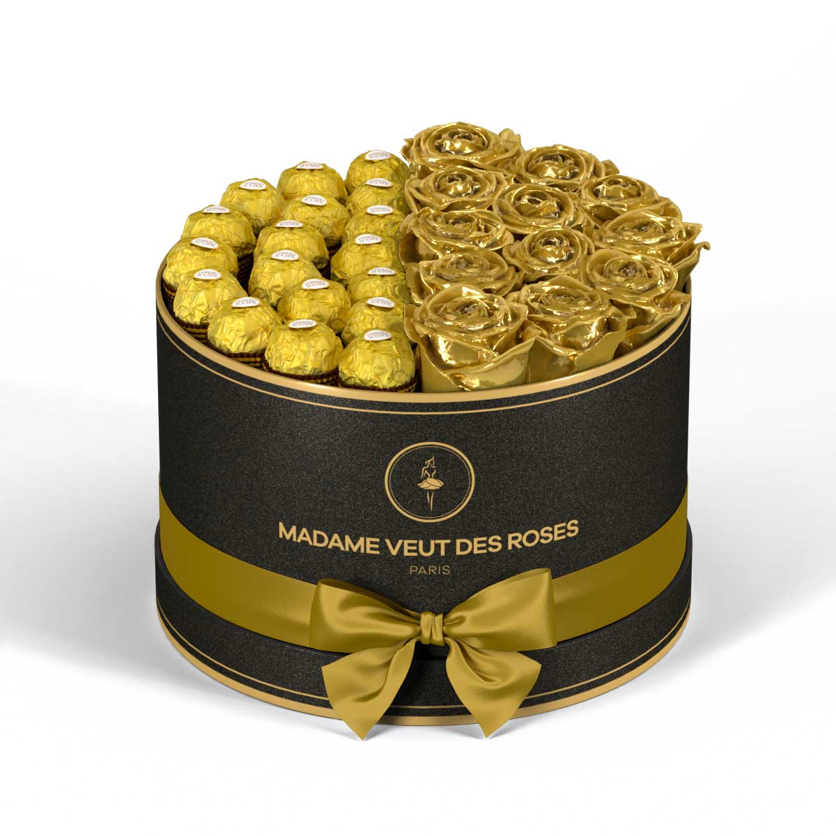 Rond Medium - Roses éternelles - Madame Veut Des Roses