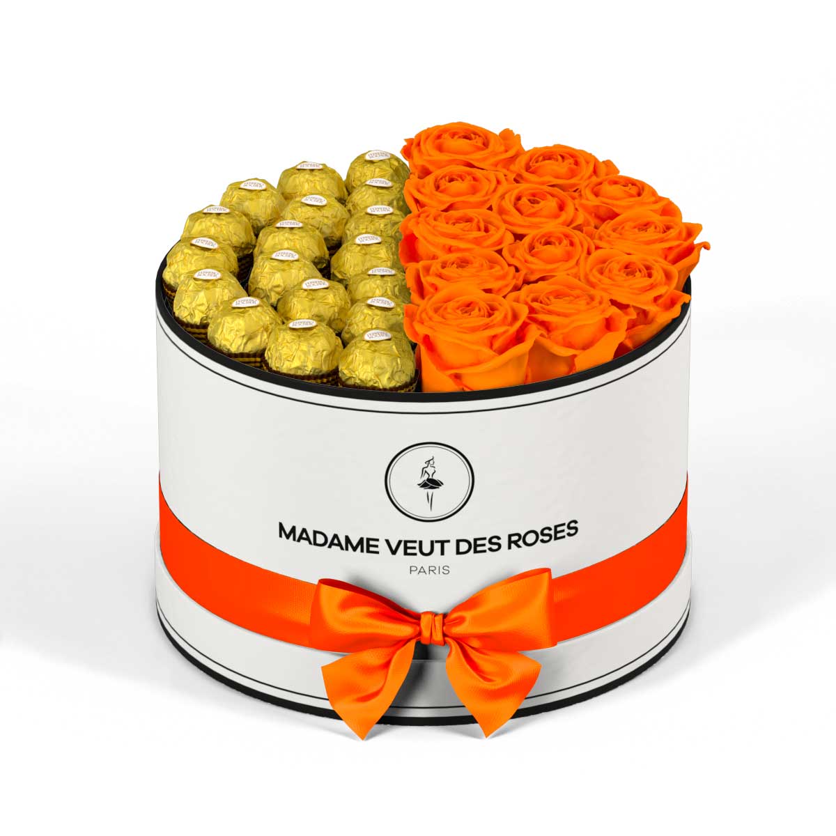 Rond Medium - Roses éternelles - Madame Veut Des Roses
