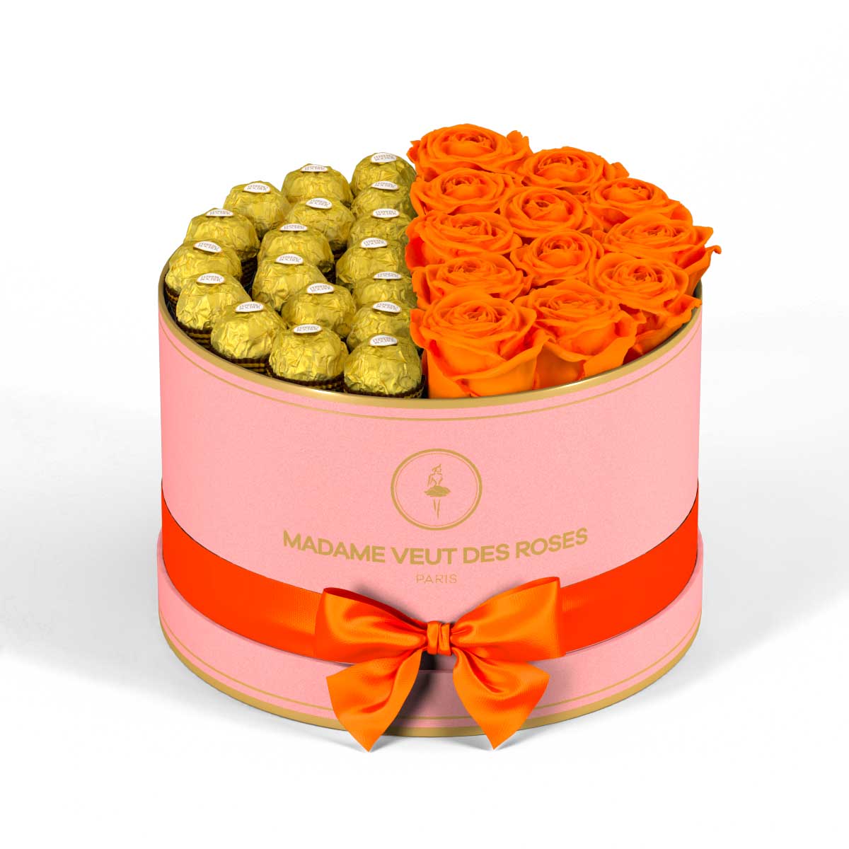 Rond Medium - Roses éternelles - Madame Veut Des Roses