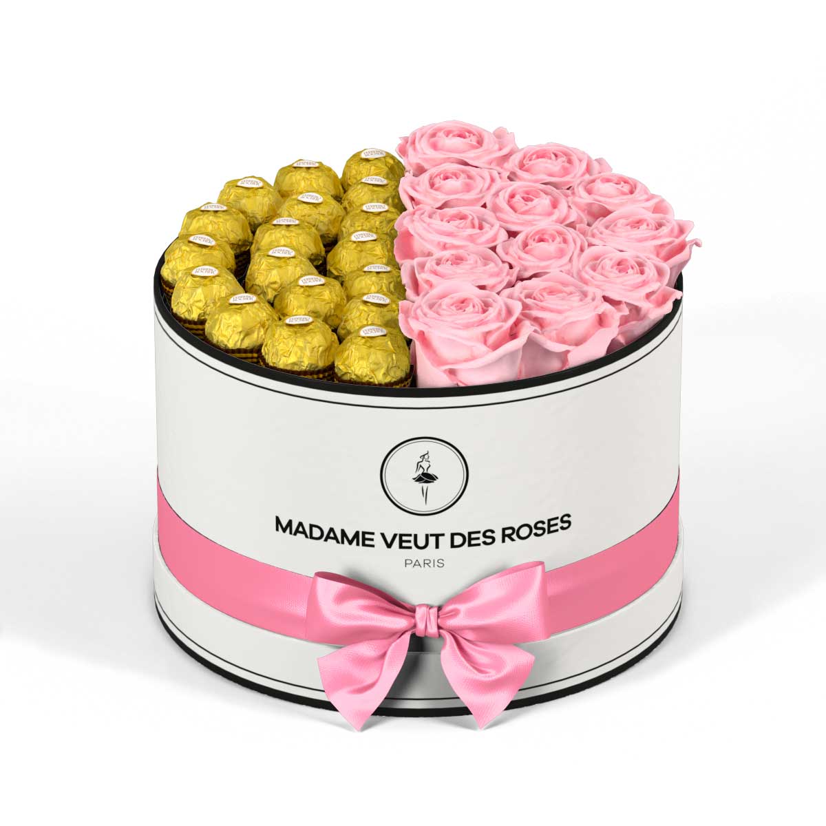 Rond Medium - Roses éternelles - Madame Veut Des Roses