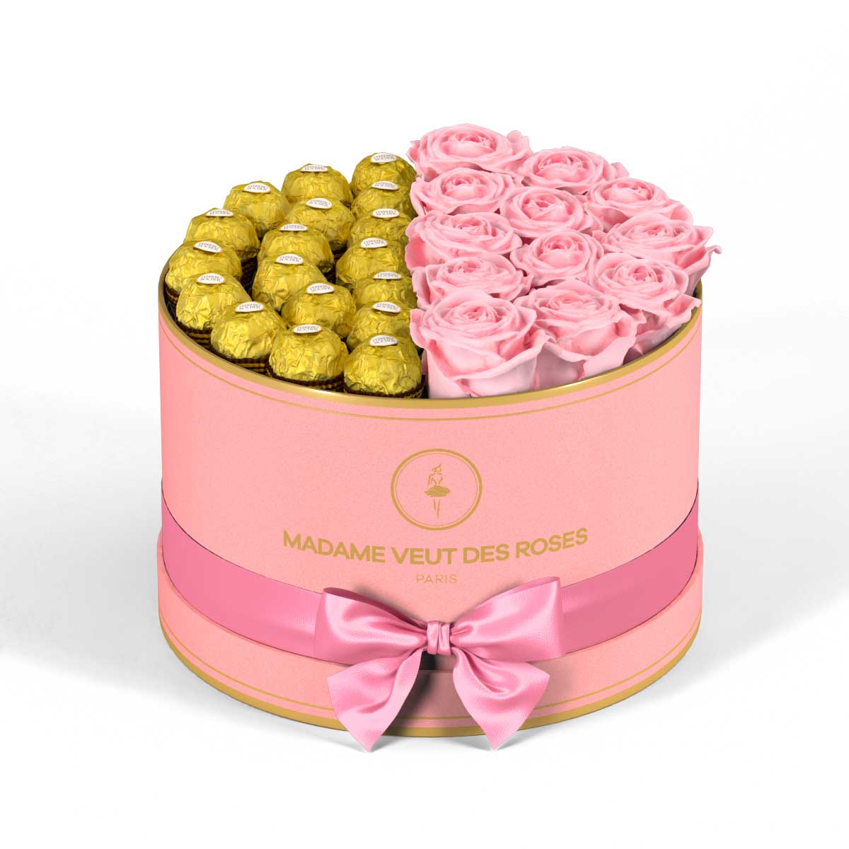 Rond Medium - Roses éternelles - Madame Veut Des Roses