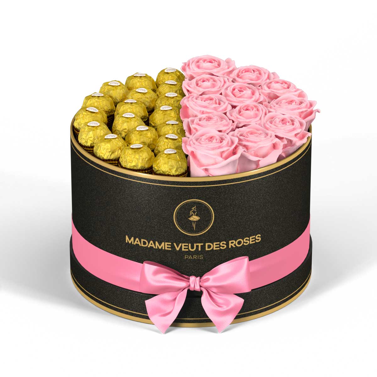 Rond Medium - Roses éternelles - Madame Veut Des Roses