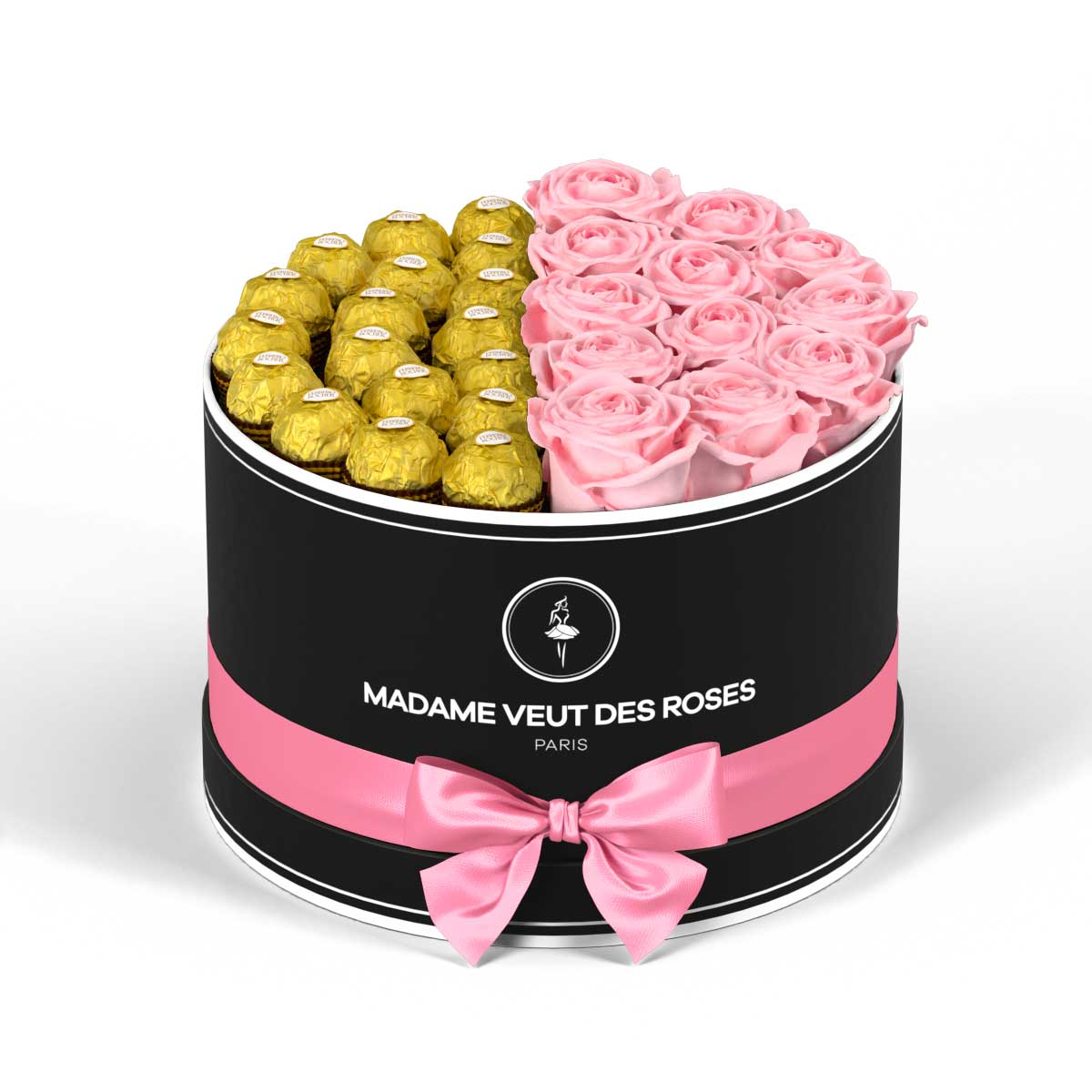 Rond Medium - Roses éternelles - Madame Veut Des Roses