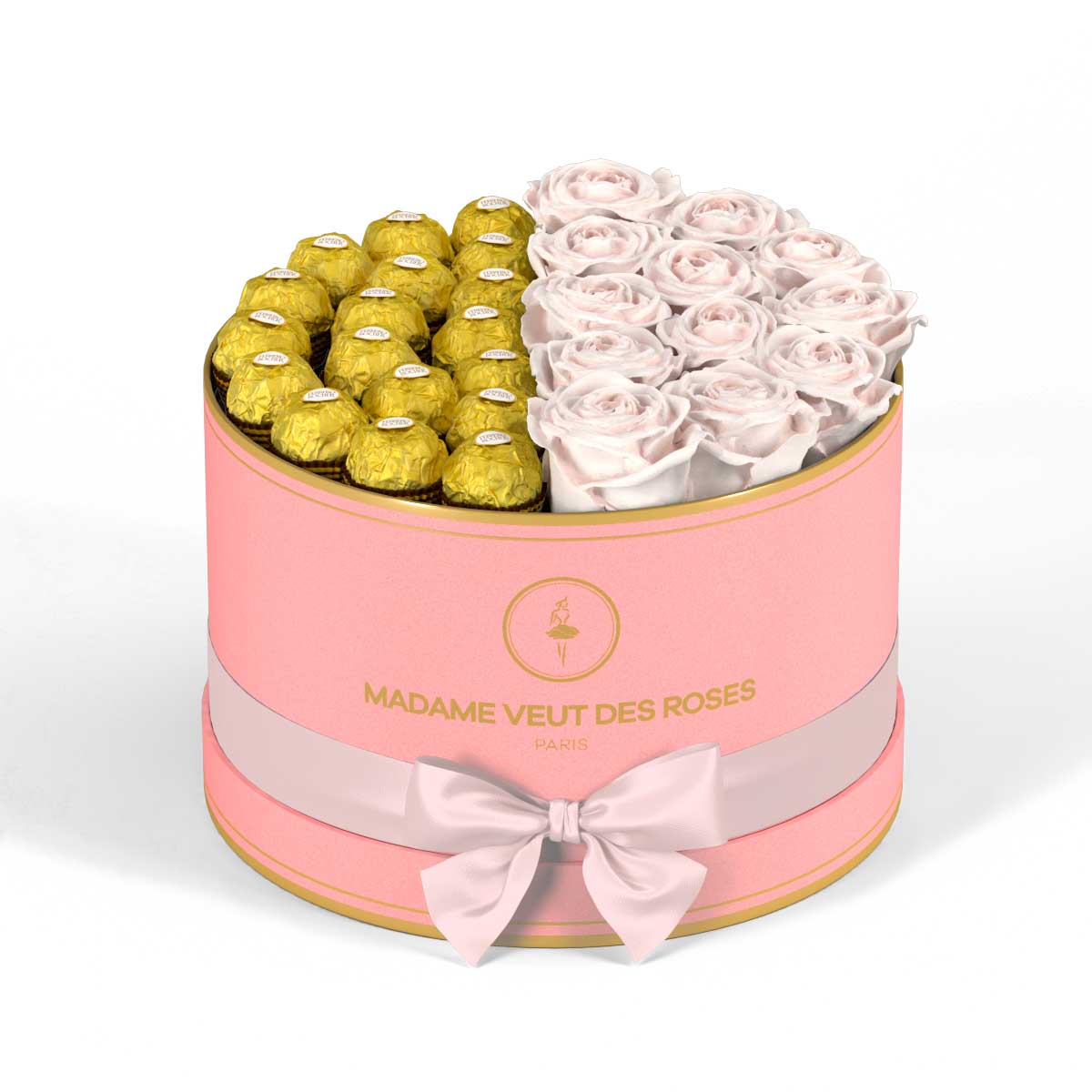 Rond Medium - Roses éternelles - Madame Veut Des Roses