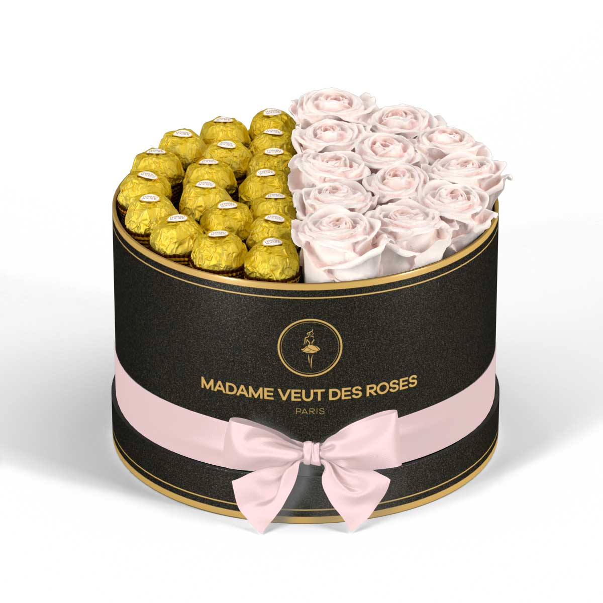 Rond Medium - Roses éternelles - Madame Veut Des Roses
