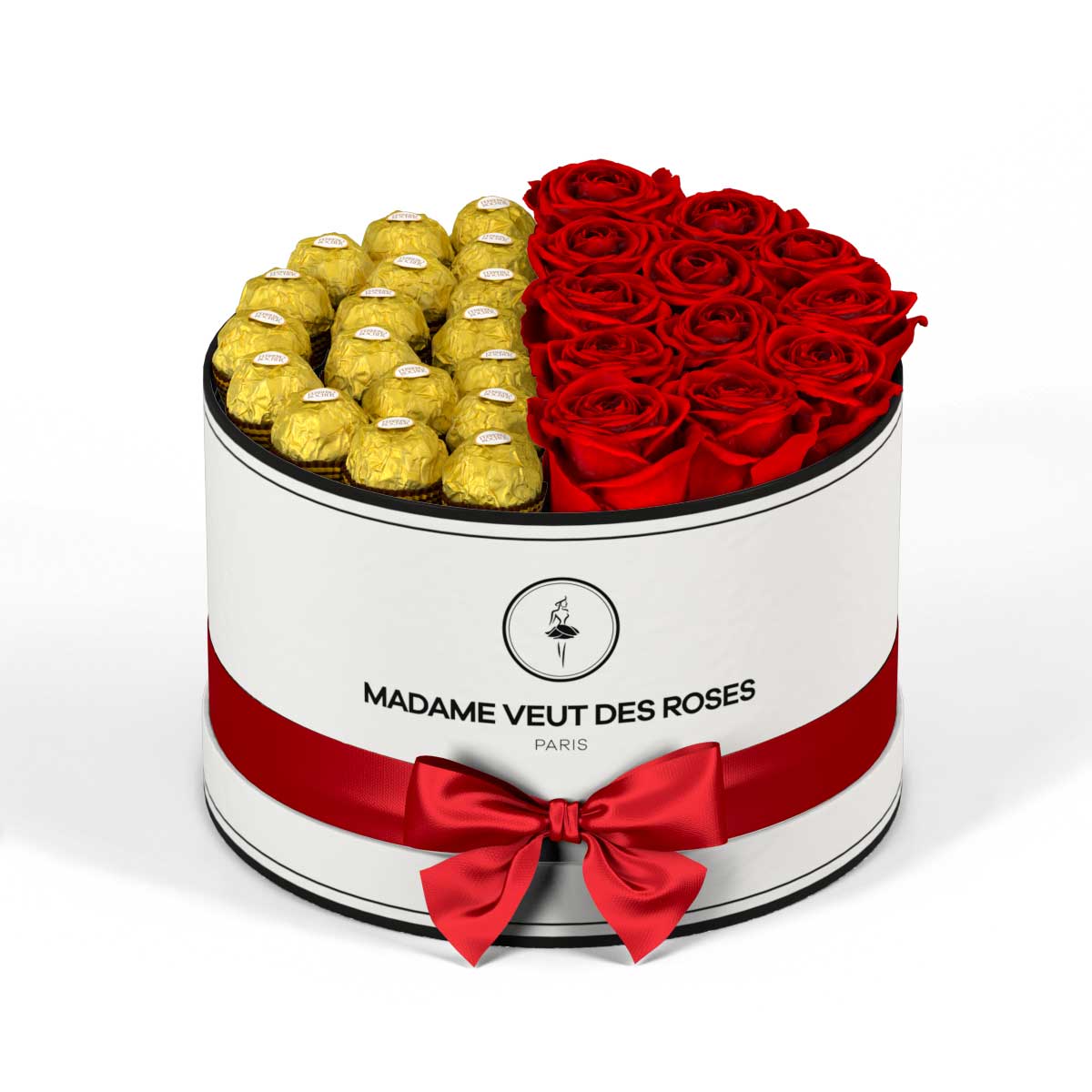 Rond Medium - Roses éternelles - Madame Veut Des Roses