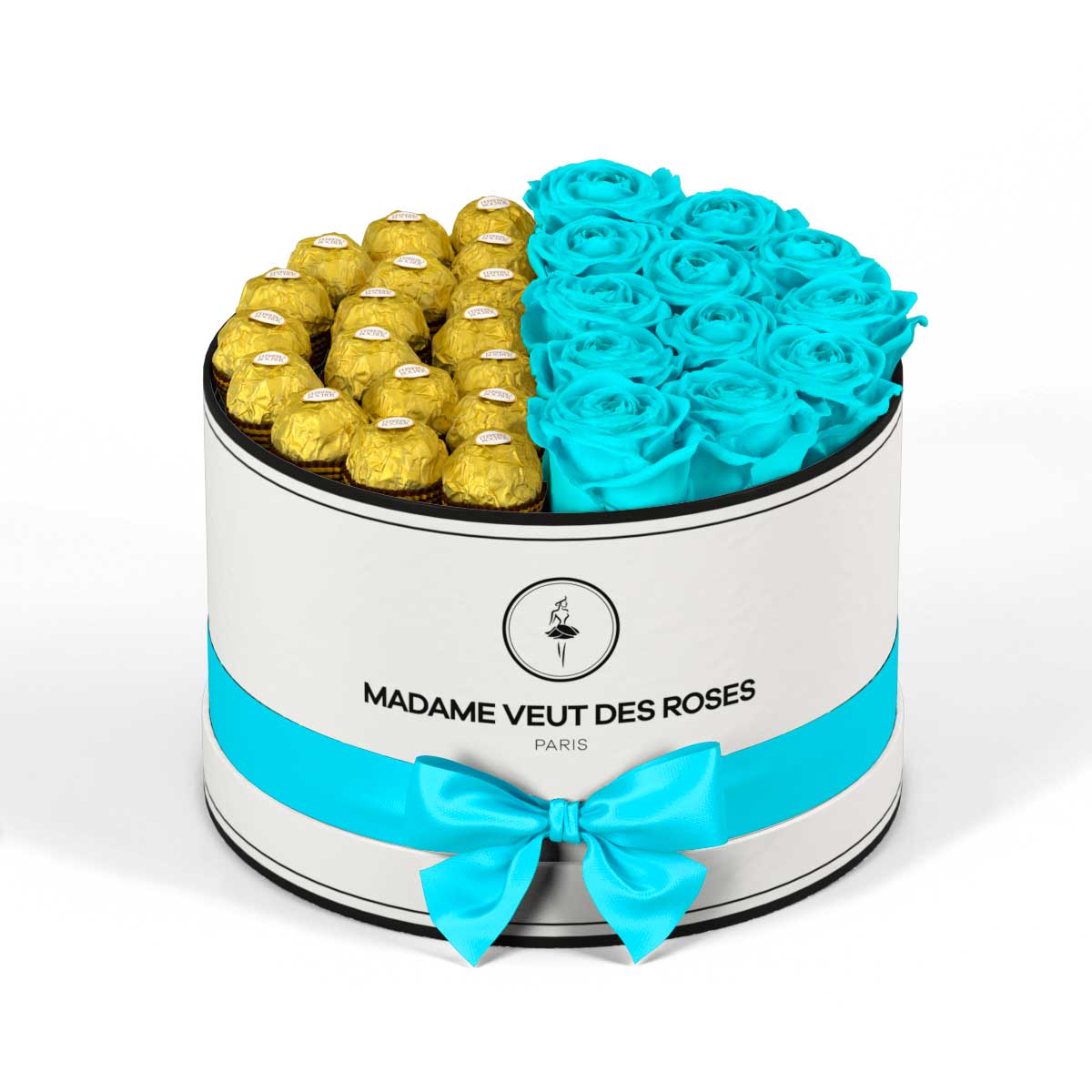 Rond Medium - Roses éternelles - Madame Veut Des Roses