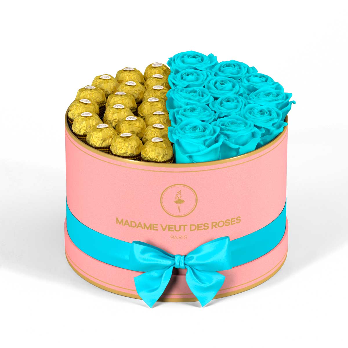 Rond Medium - Roses éternelles - Madame Veut Des Roses