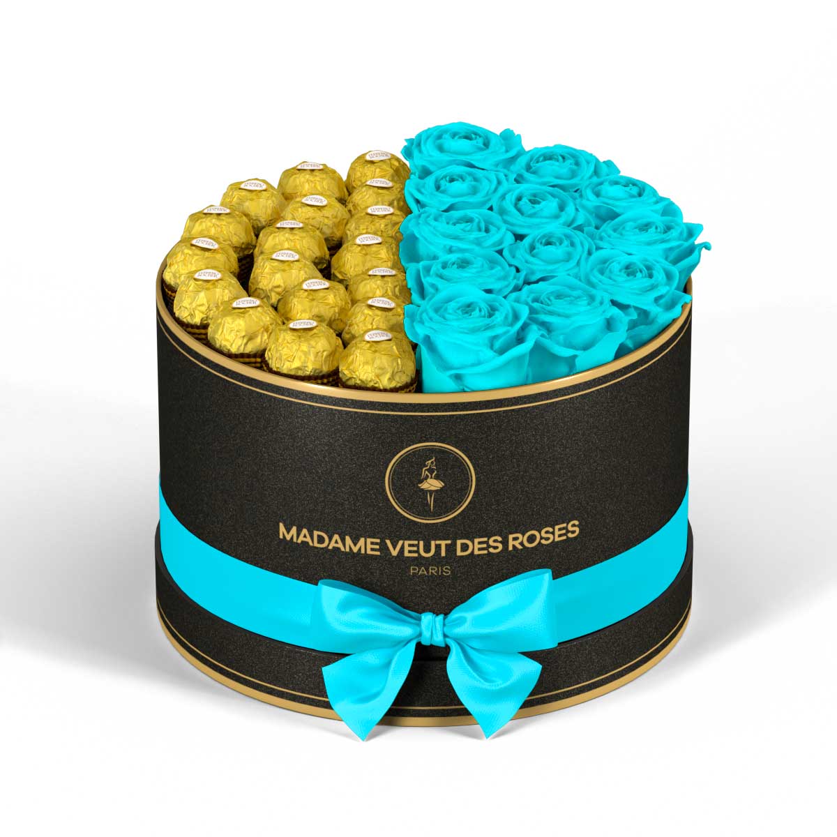 Rond Medium - Roses éternelles - Madame Veut Des Roses