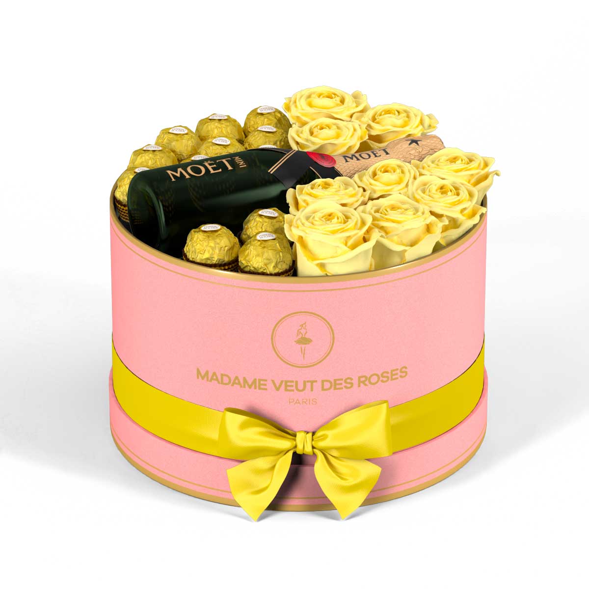 Rond Medium - Roses éternelles - Madame Veut Des Roses