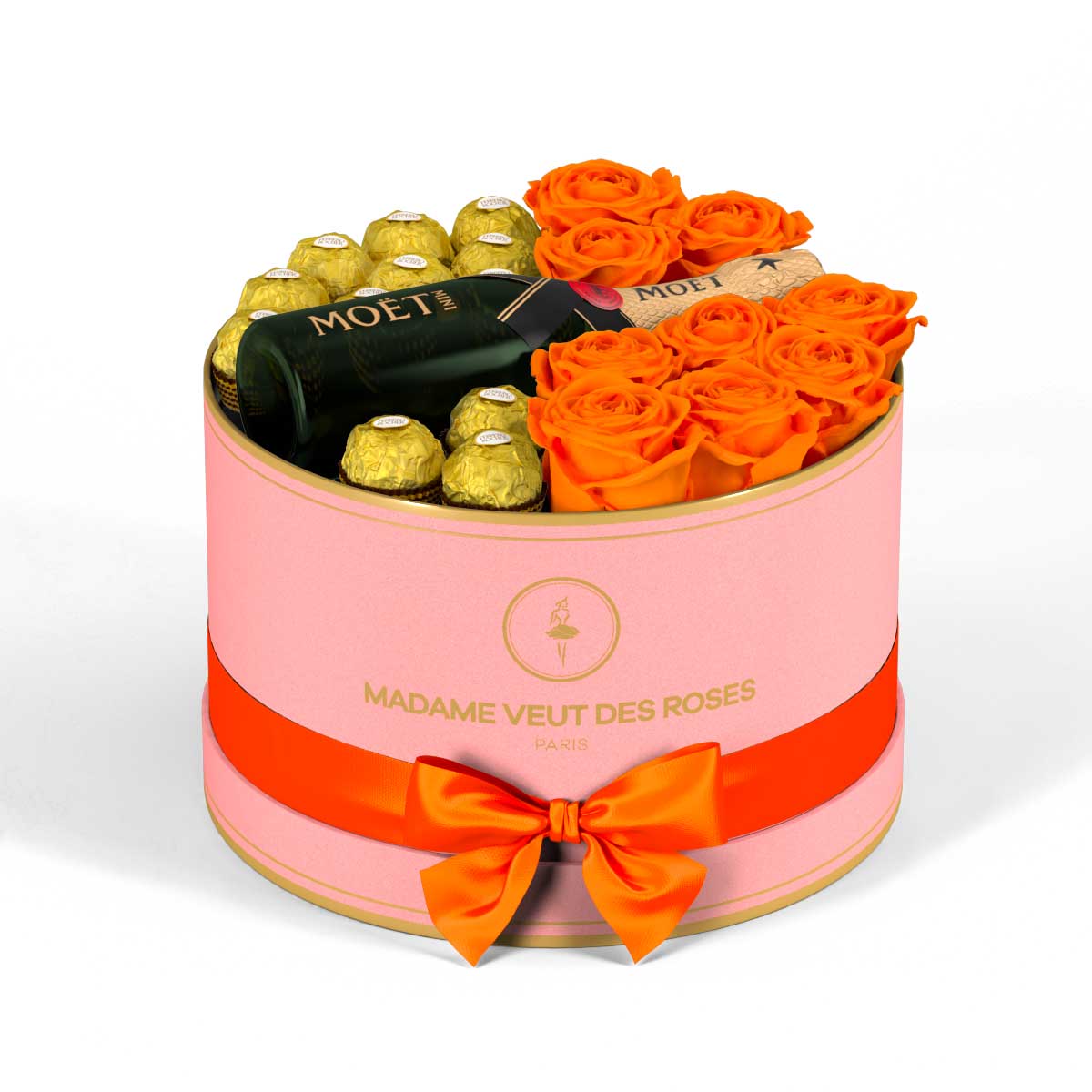 Rond Medium - Roses éternelles - Madame Veut Des Roses