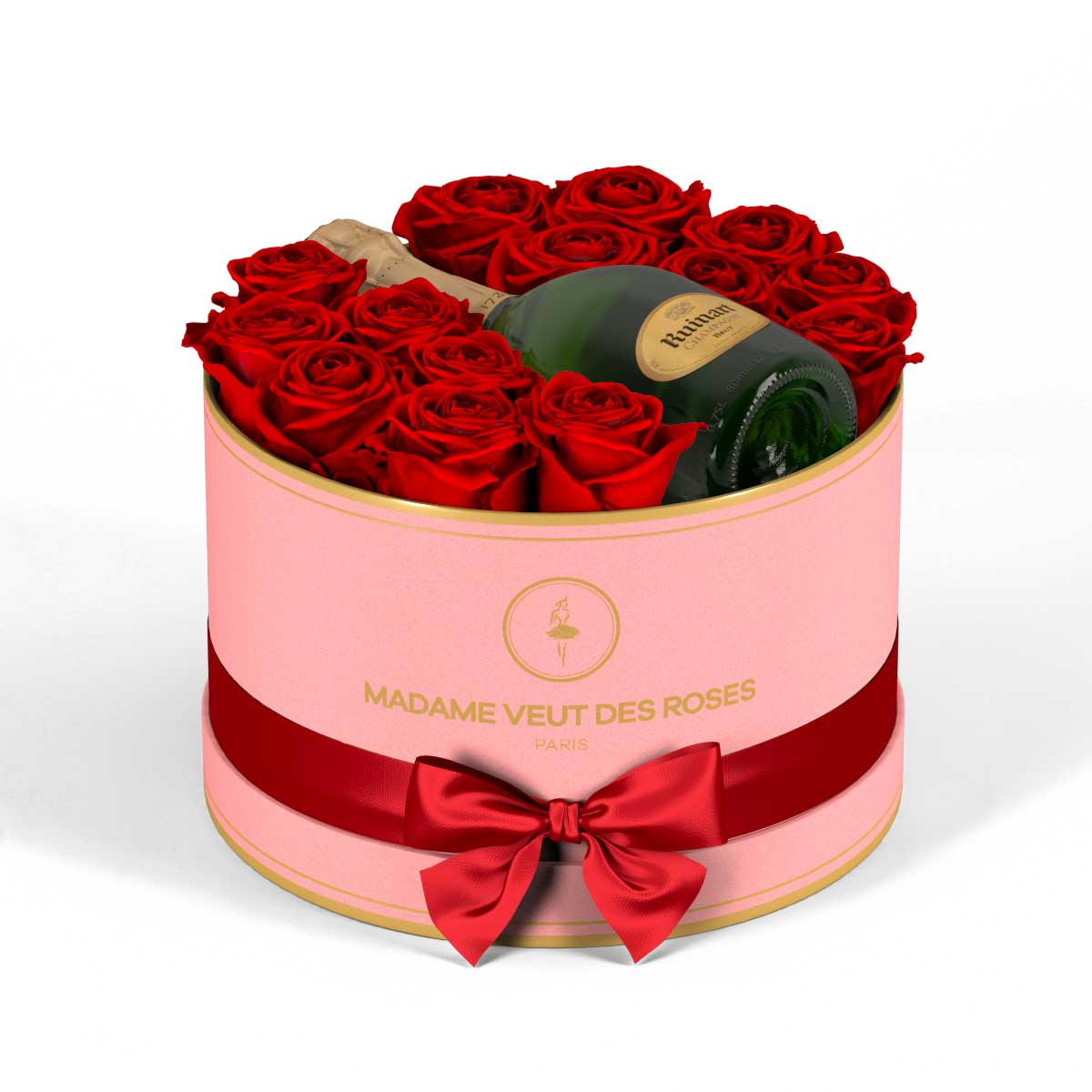 Rond Medium - Roses éternelles - Madame Veut Des Roses