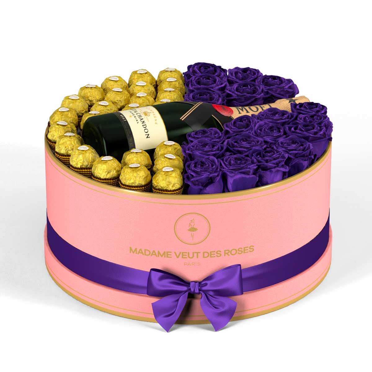 Rond Grand - Roses éternelles - Madame Veut Des Roses