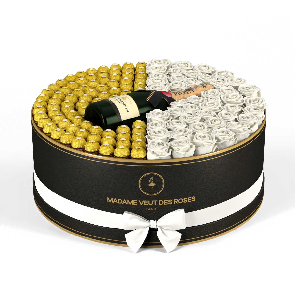 Rond Luxe - Roses éternelles - Madame Veut Des Roses