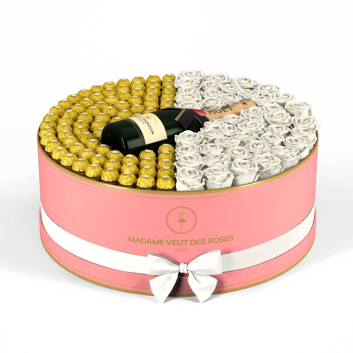 Rond Luxe - Roses éternelles - Madame Veut Des Roses