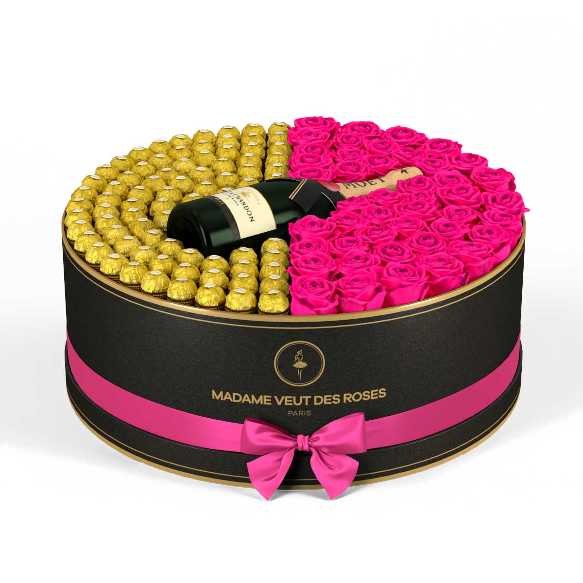 Rond Luxe - Roses éternelles - Madame Veut Des Roses