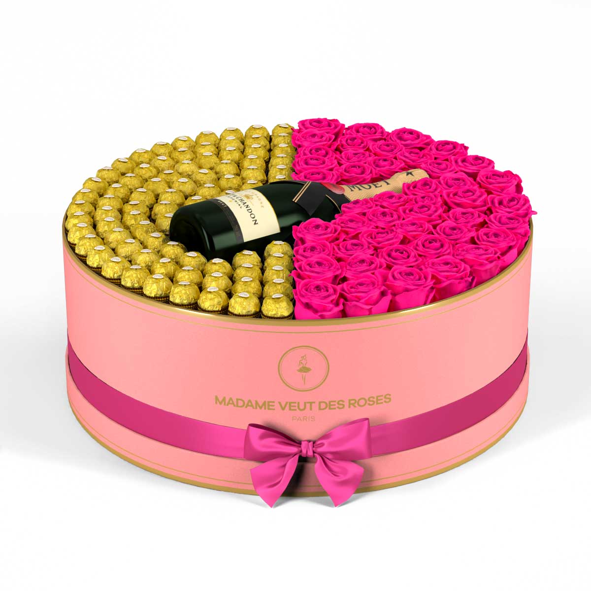 Rond Luxe - Roses éternelles - Madame Veut Des Roses