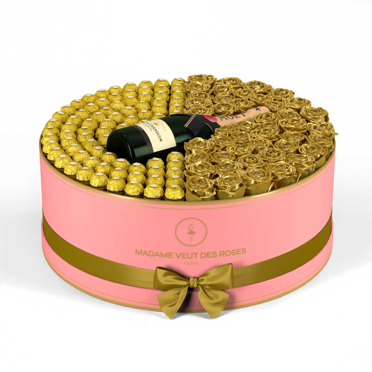 Rond Luxe - Roses éternelles - Madame Veut Des Roses