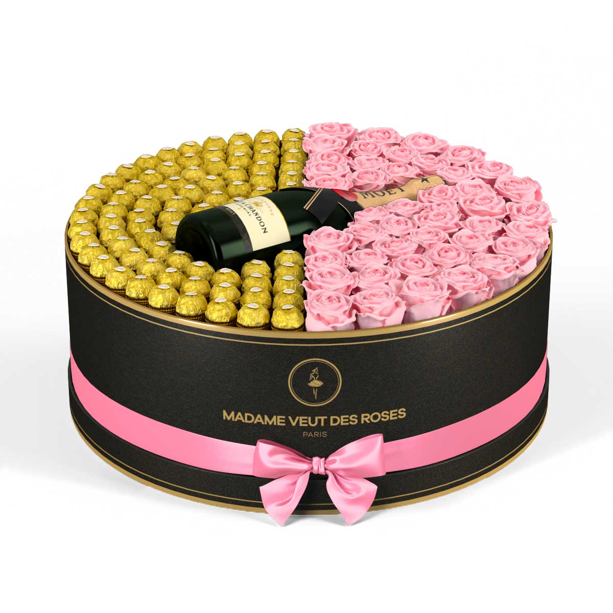 Rond Luxe - Roses éternelles - Madame Veut Des Roses
