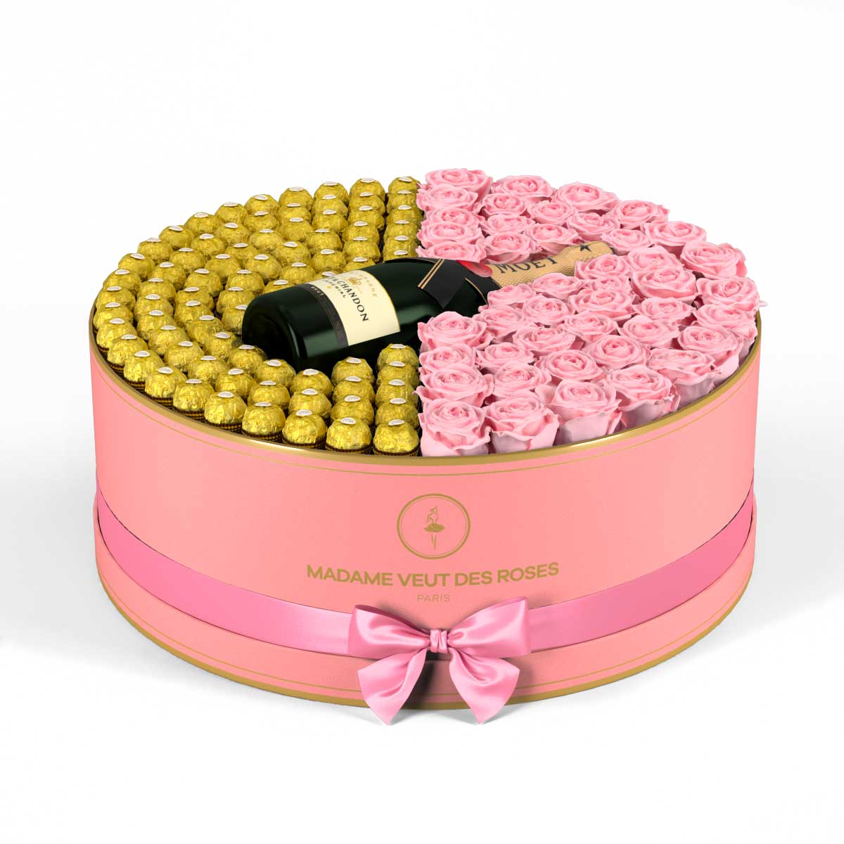 Rond Luxe - Roses éternelles - Madame Veut Des Roses