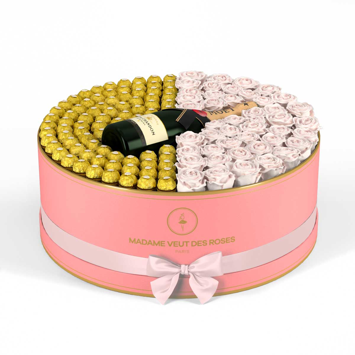 Rond Luxe - Roses éternelles - Madame Veut Des Roses