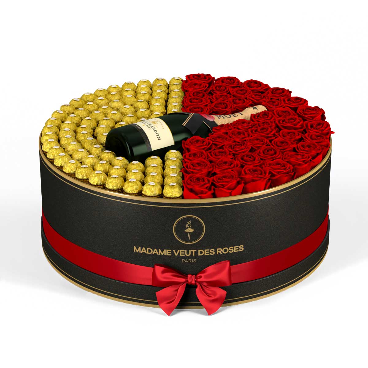 Rond Luxe - Roses éternelles - Madame Veut Des Roses