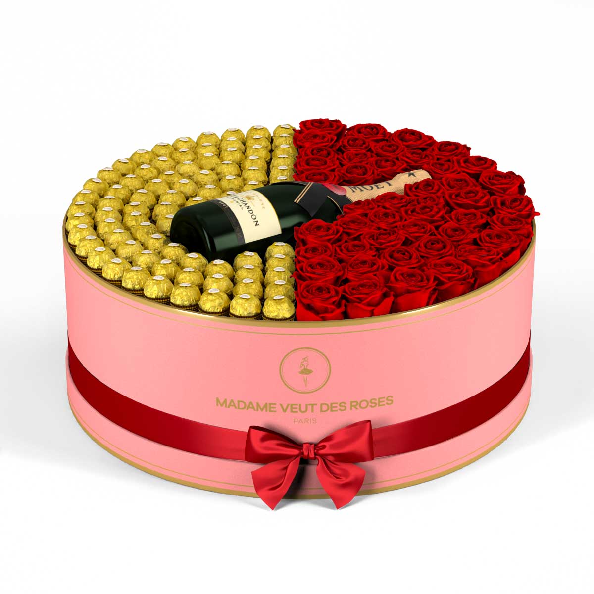 Rond Luxe - Roses éternelles - Madame Veut Des Roses