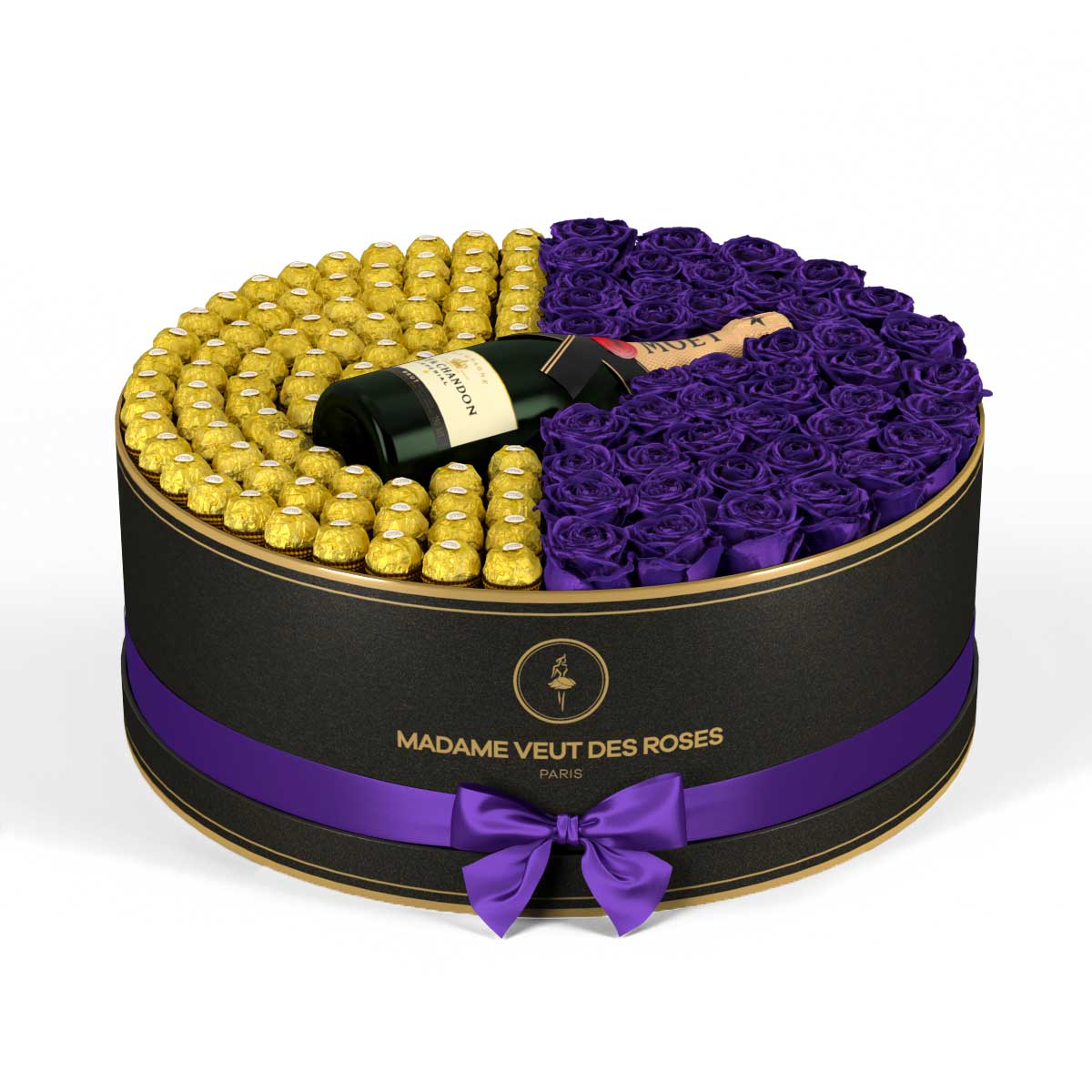 Rond Luxe - Roses éternelles - Madame Veut Des Roses