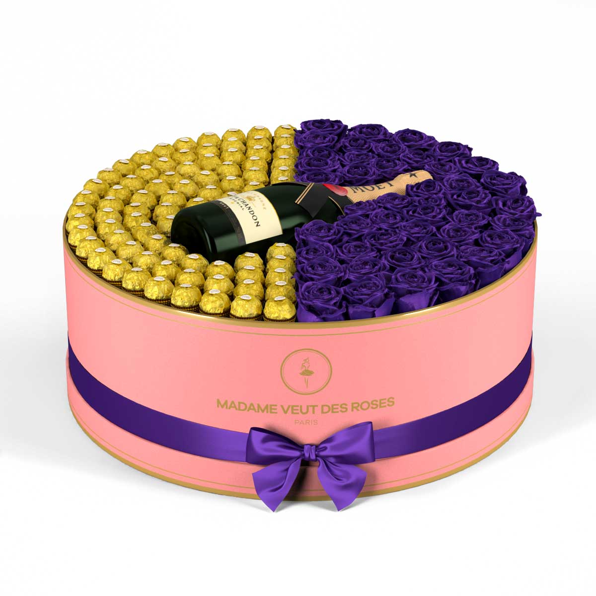 Rond Luxe - Roses éternelles - Madame Veut Des Roses